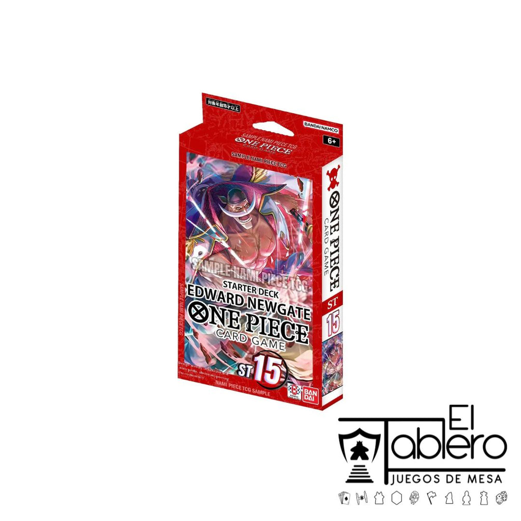 one piece tcg starter deck 15 ONE PIECE TCG: Edward Newgate (Red) STARTER DECK ST-15 NEW/SEALED English PRB