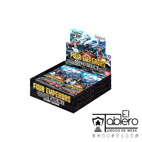 "PREVENTA"One Piece TCG: F4UR EMPERORS Booster Box (24ct) (OP-09)"PREVENTA"